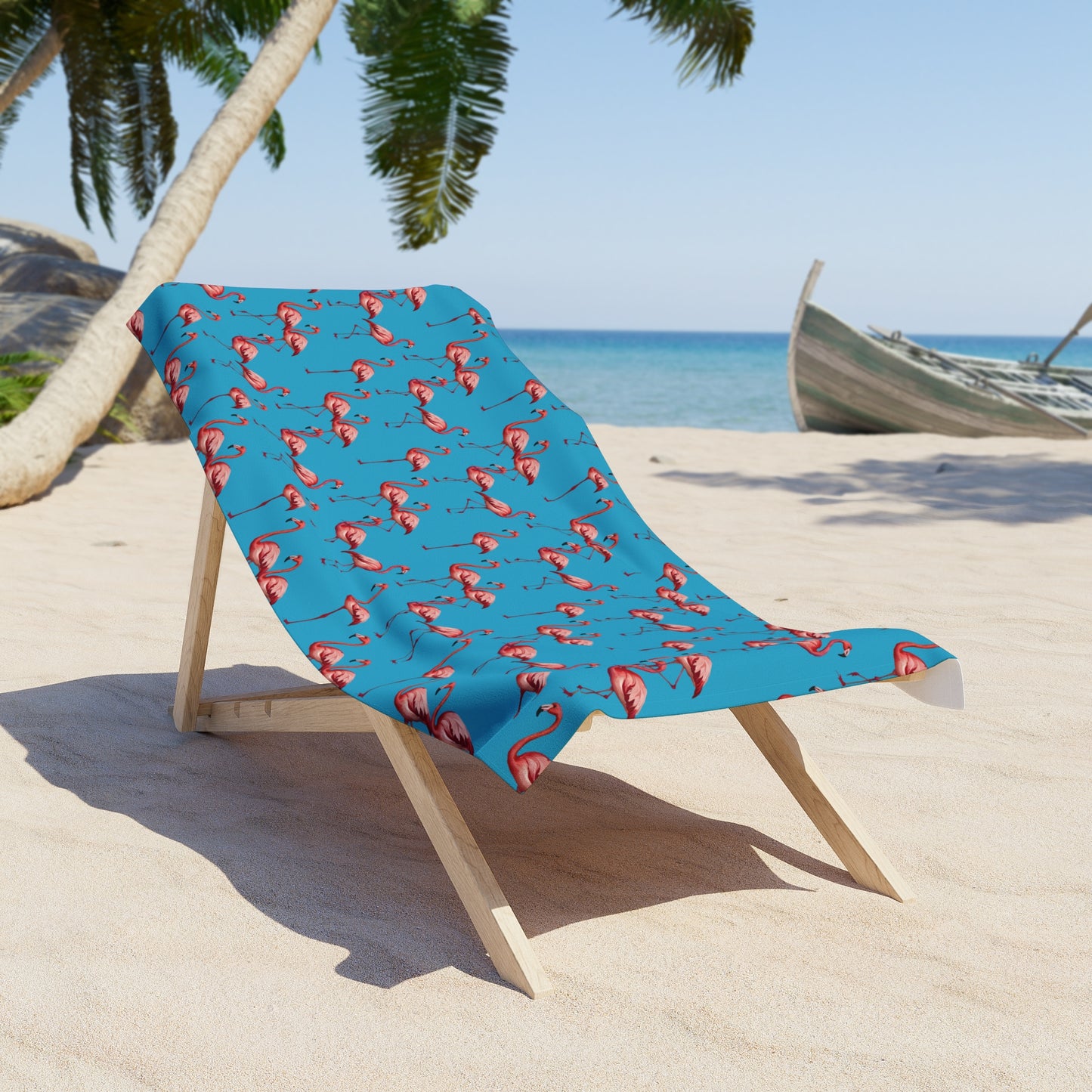 Vibrant Flamingo Beach Towel - Perfect for Summer Fun