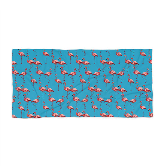 Vibrant Flamingo Beach Towel - Perfect for Summer Fun